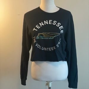 Thrifted Tennessee crop top